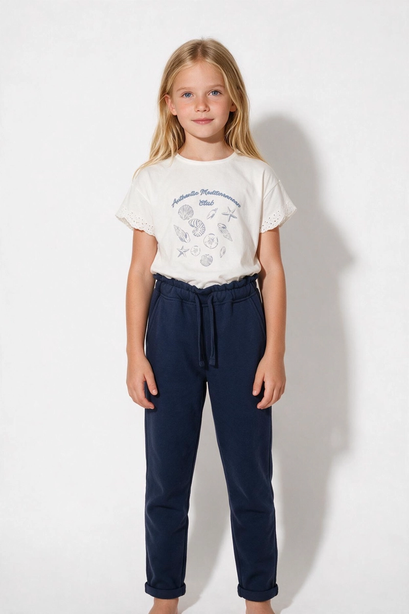 PANTALON BUZO AZUL MARINO NIÑA 3-4A A 12-13A COLLOKY - 2
