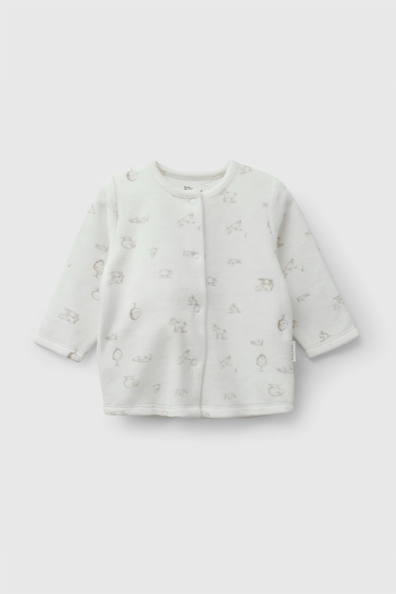 CONJUNTO FARM PLUSH CREMA NIÑO RN A 6-9M COLLOKY - 3