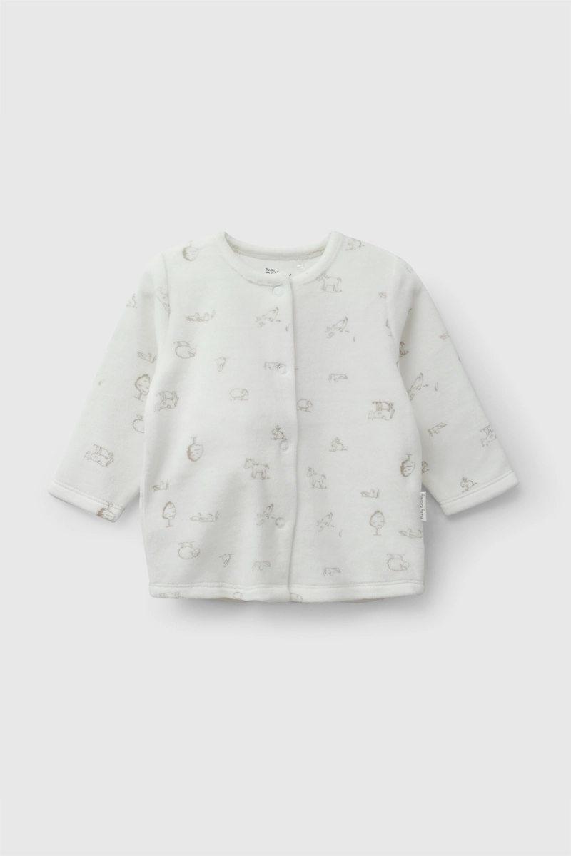 CONJUNTO FARM PLUSH CREMA NIÑO RN A 6-9M COLLOKY - 3