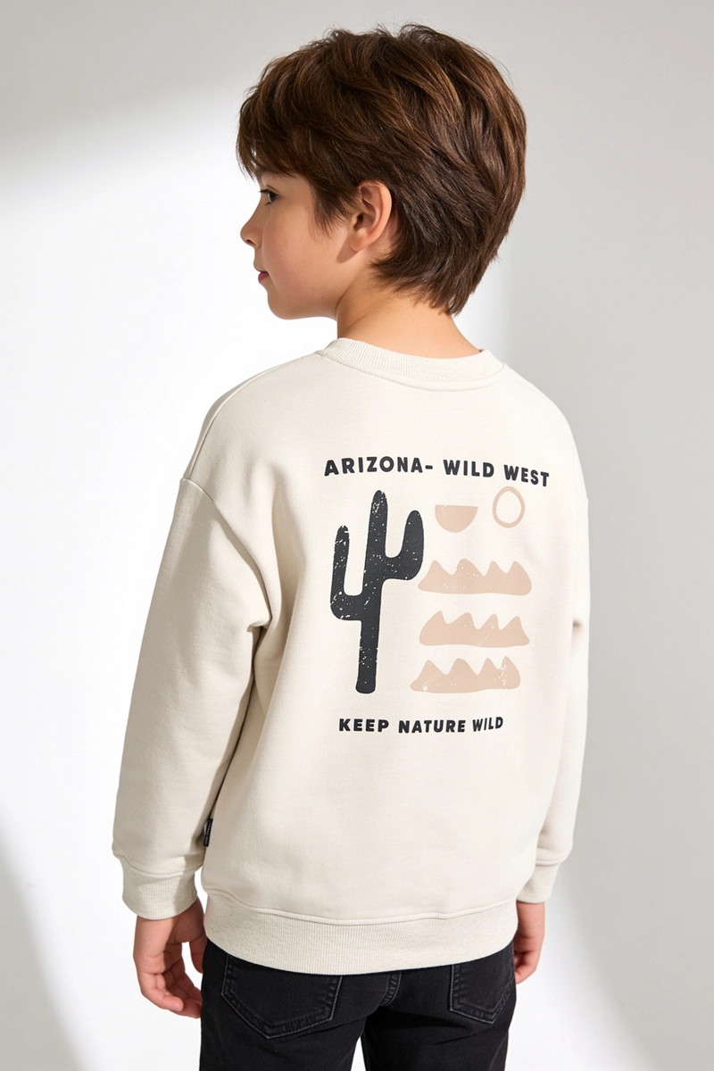 POLERON ARIZONA CREMA NIÑO 3-4A A 12-13A COLLOKY - 2