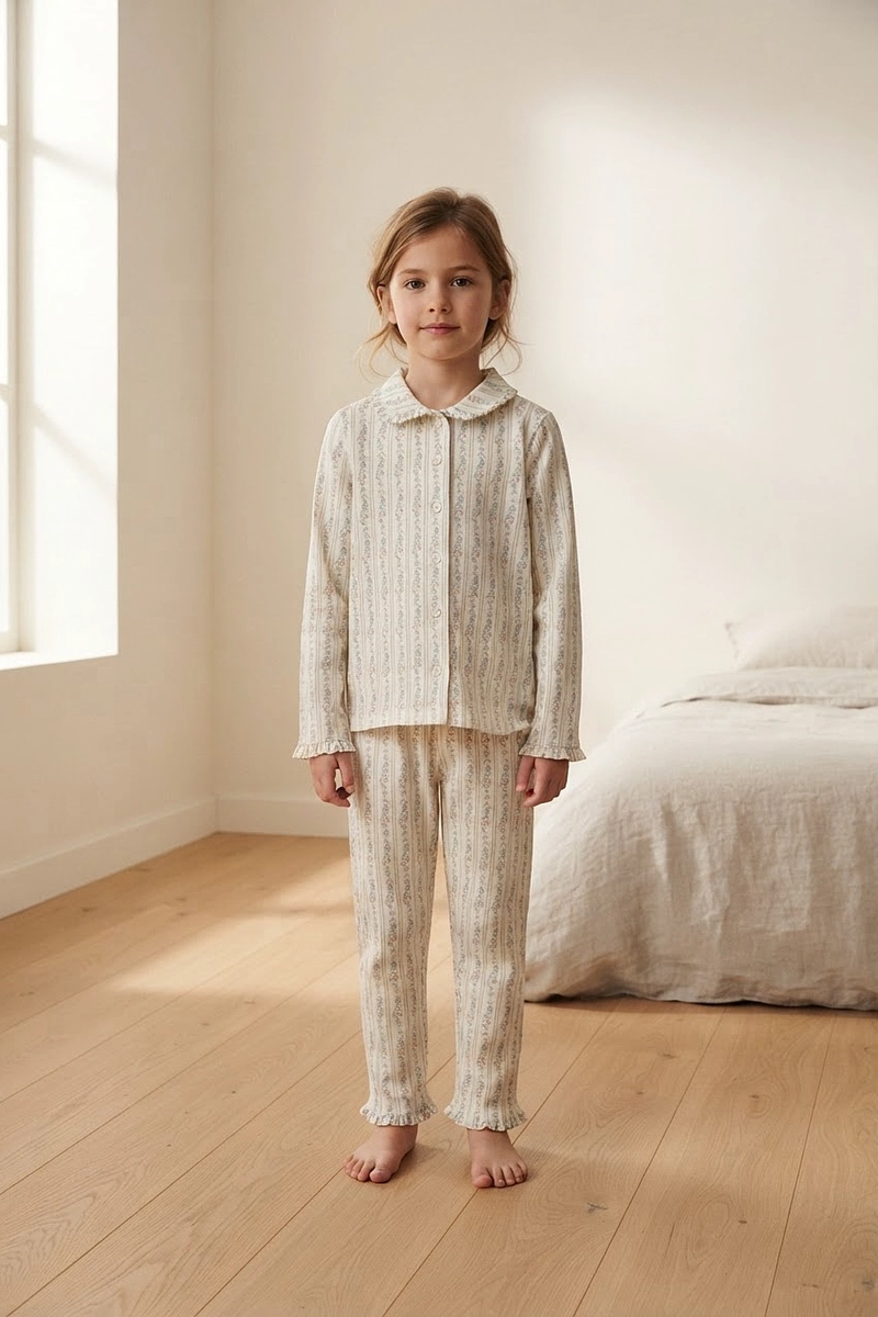 PIJAMA FLORES MULTICOLOR NIÑA 2A A 12A COLLOKY - 2