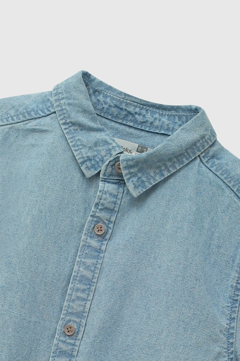 CAMISA MEZCLILLA DENIM NIÑO 3-4A A 12-13A COLLOKY - 3