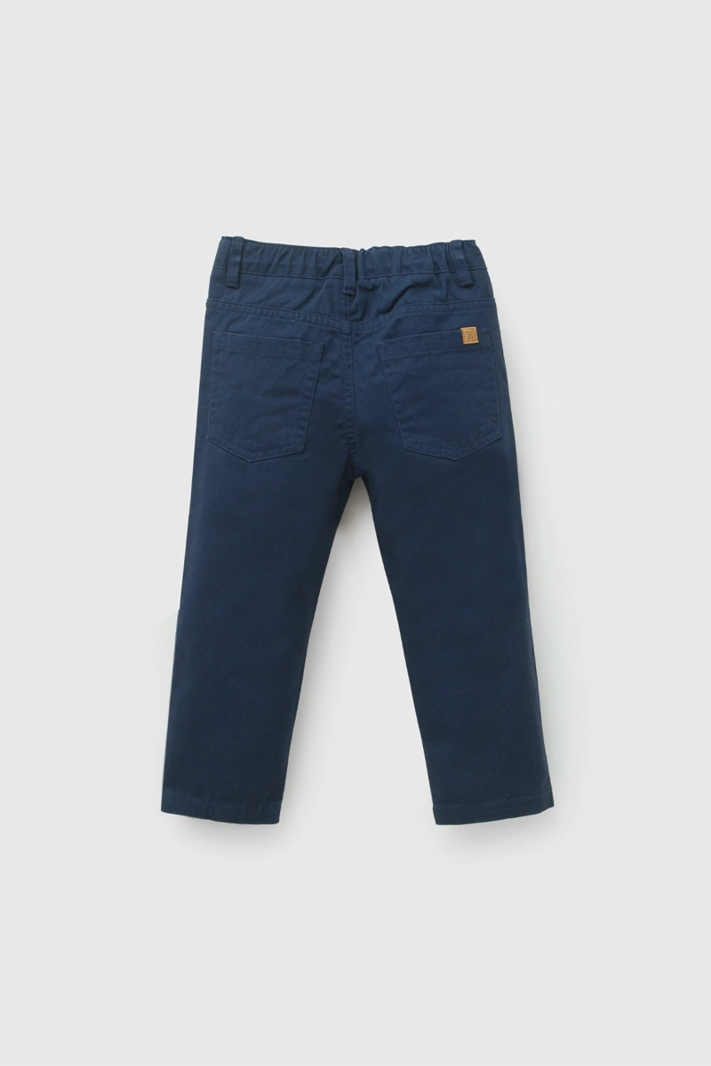 PANTALON GABARDINA AZUL MARINO NIÑO 6-9M A 4-5A COLLOKY - 2