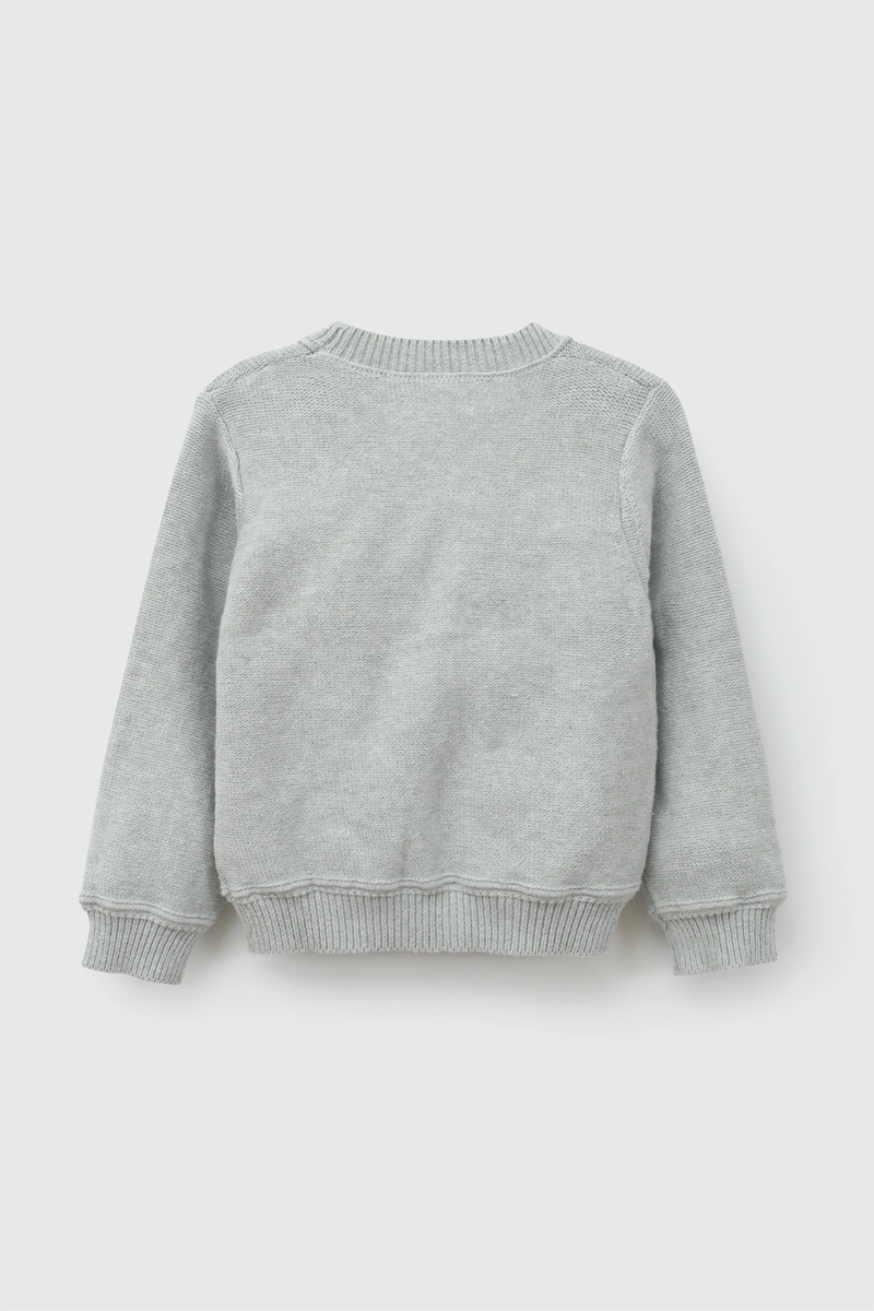 CHALECO BOTONES GRIS NIÑO 6-9M A 4-5A COLLOKY - 3