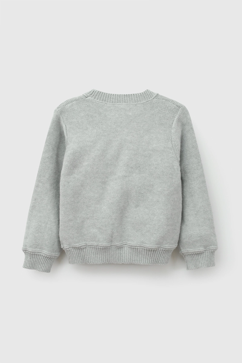 CHALECO BOTONES GRIS NIÑO 6-9M A 4-5A COLLOKY - 3