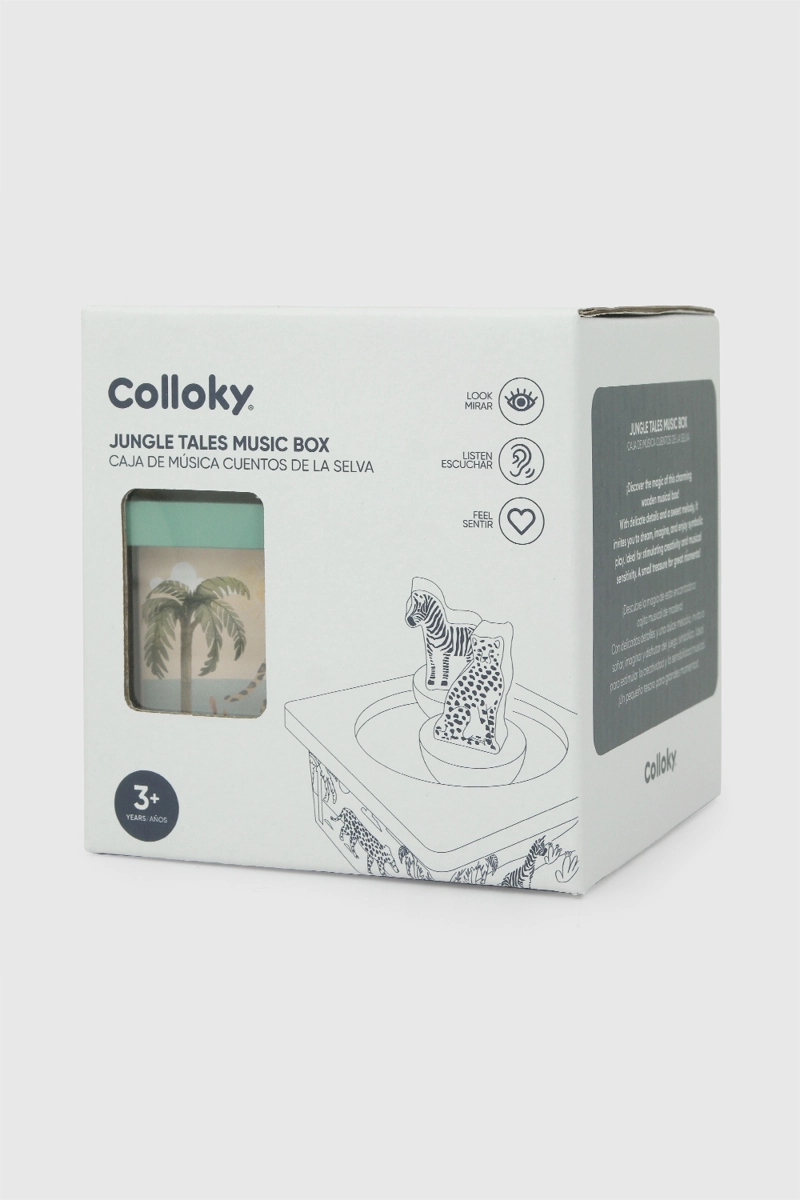 JUGUETE DE MADERA CAJA MUSICAL NIÑO COLLOKY - 3