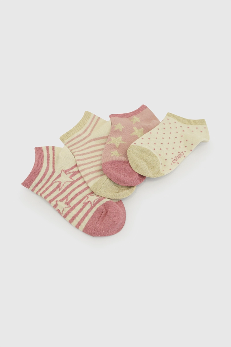 CALCETIN TRAINEE PUNTO SUAVE Y RESISTENTE NIÑA MULTICOLOR 3/4A A 9/12A - 3