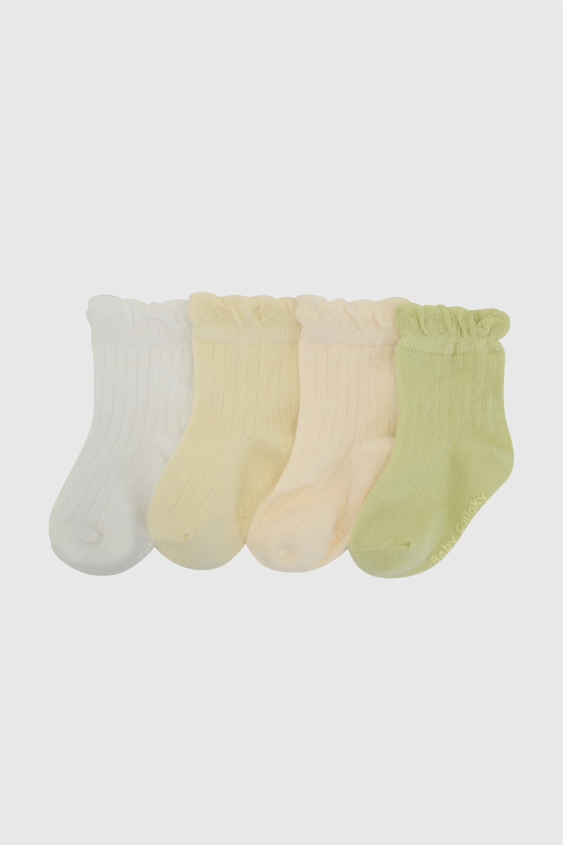 CALCETIN DEPORTIVO ALGODON NIÑA MULTICOLOR 0/3M A 3/4A - 1