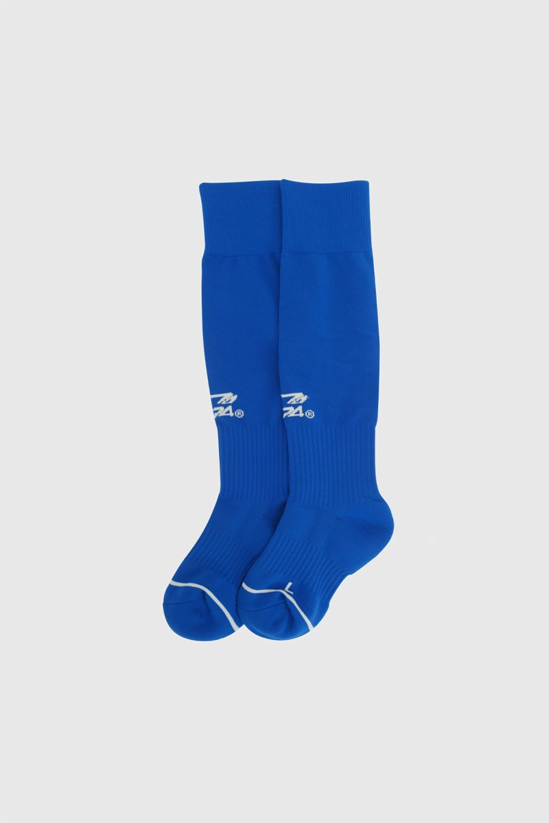 CALCETIN FUTBOL ALGODON AZUL UNISEX 3/4A A 9/12A COLLOKY - 1