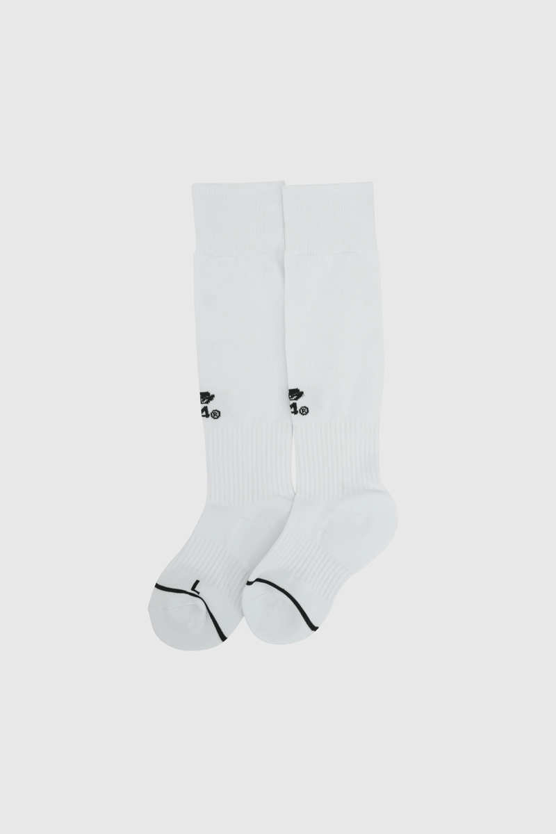 CALCETIN FUTBOL ALGODON BLANCO UNISEX 3/4A A 9/12A COLLOKY - 1
