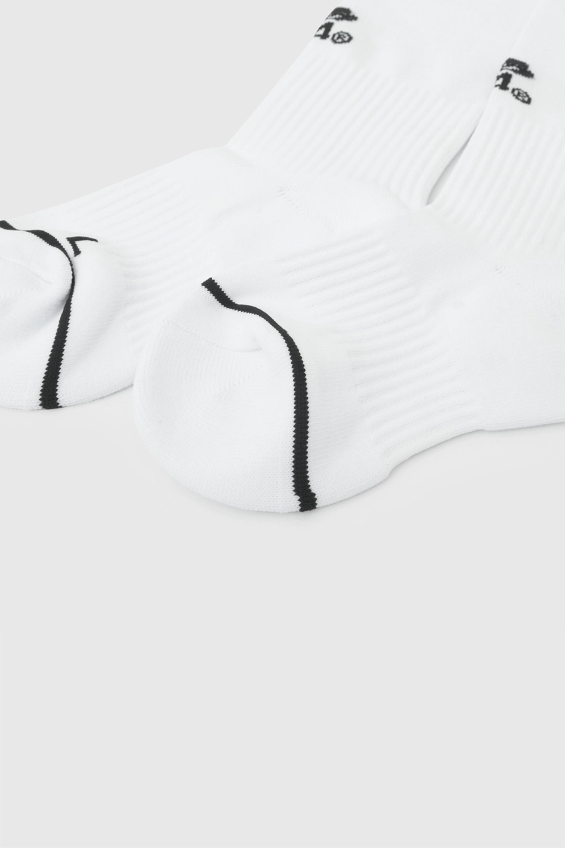CALCETIN FUTBOL ALGODON BLANCO UNISEX 3/4A A 9/12A COLLOKY - 2