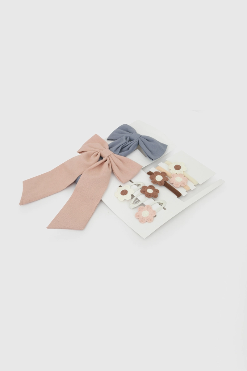 PACK PINCHE CINTAS ROSADO NIÑA COLLOKY - 1