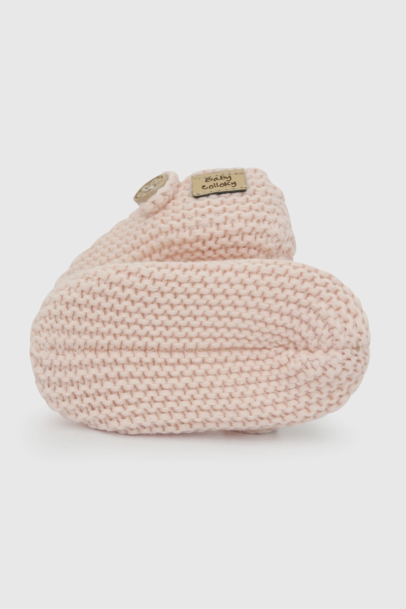 ZAPATO TEJIDO NIÑA ROSADO 0/6M - 6/12M - 3