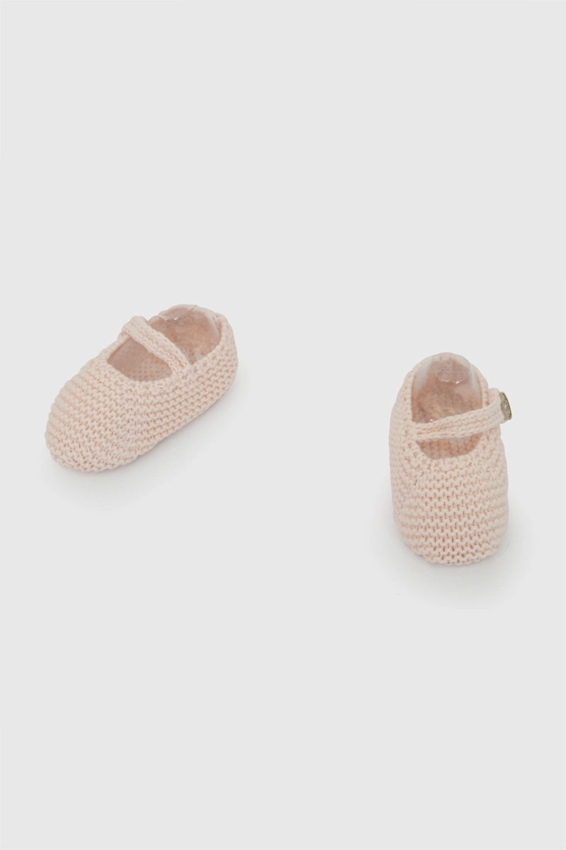 ZAPATO TEJIDO NIÑA ROSADO 0/6M - 6/12M - 4