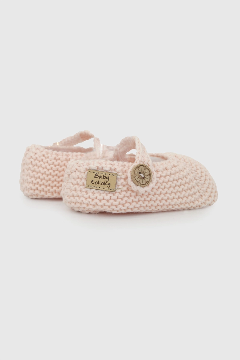 ZAPATO TEJIDO NIÑA ROSADO 0/6M - 6/12M - 5