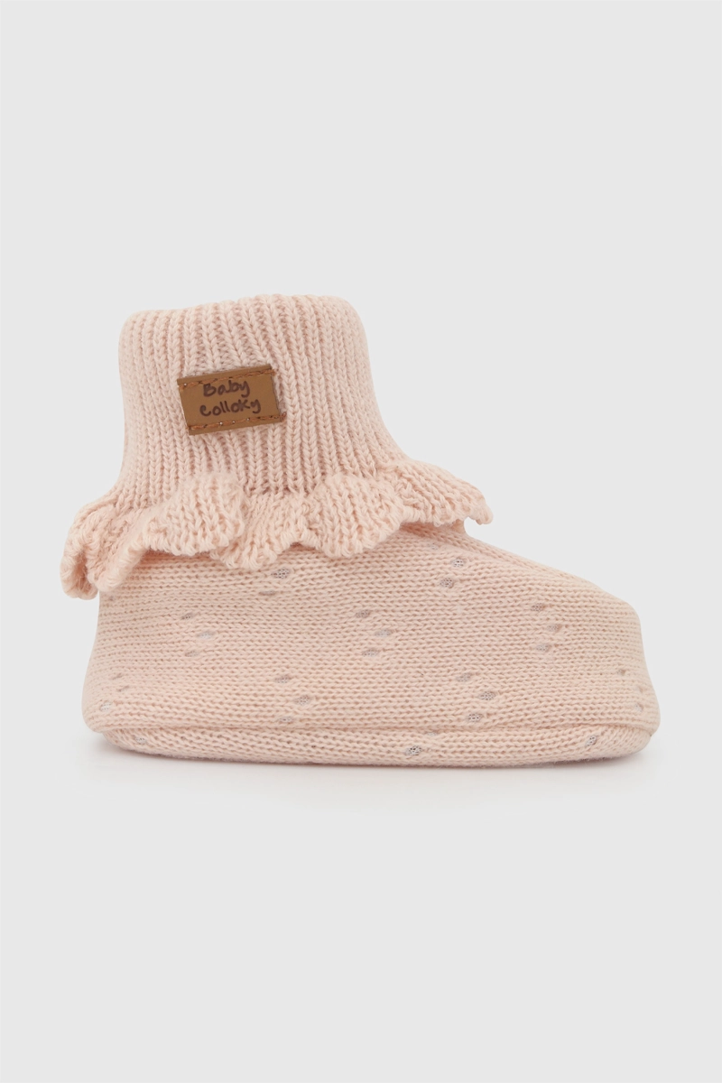 ZAPATO TEJIDO NIÑA BEBE ROSADO 0/6M - 6/12M - 2