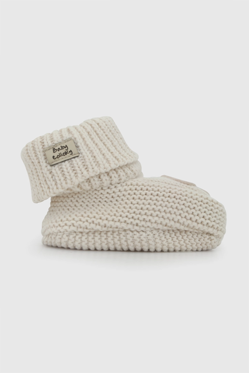 ZAPATO TEJIDO NIÑA BEBE BLANCO 0/6M - 6/12M - 2