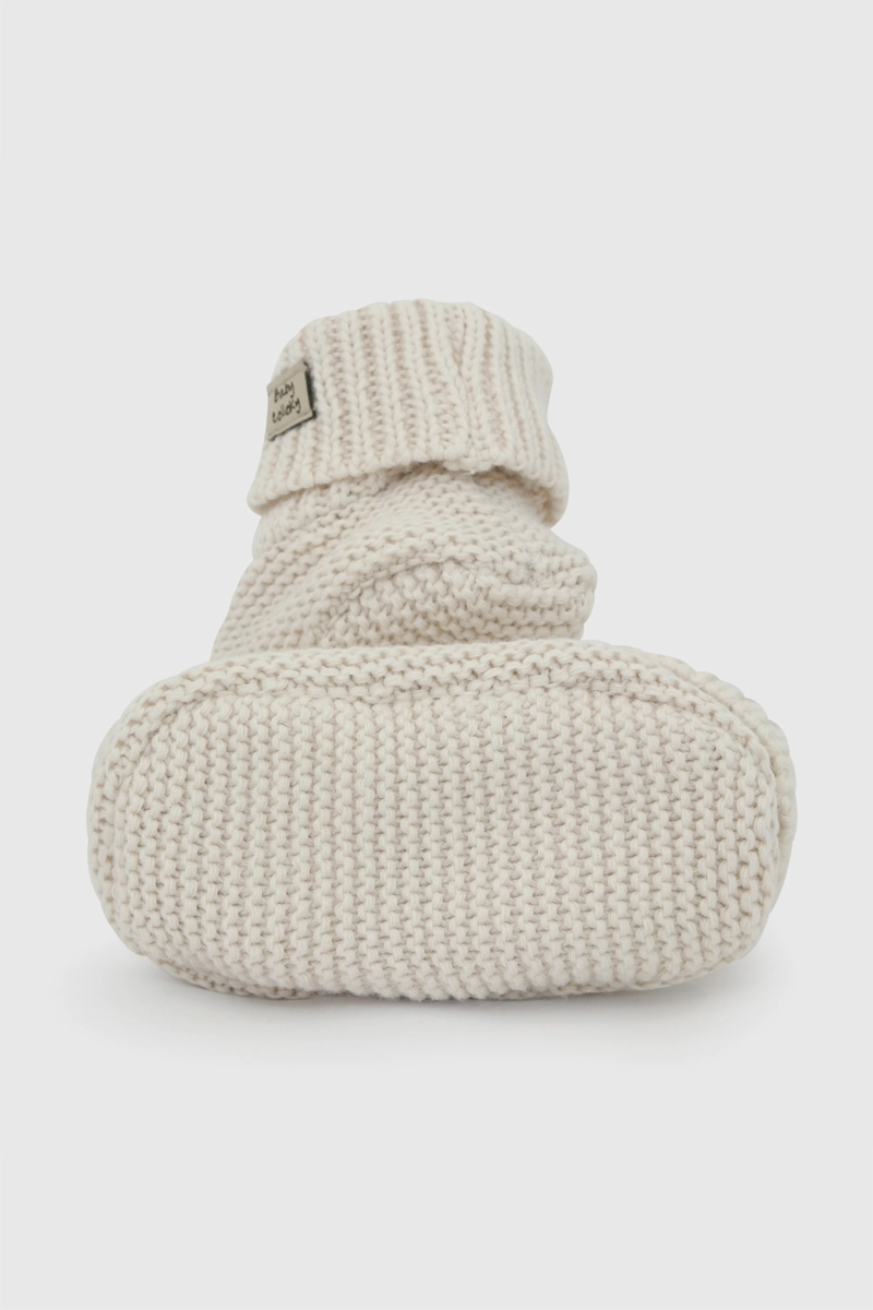ZAPATO TEJIDO NIÑA BEBE BLANCO 0/6M - 6/12M - 3