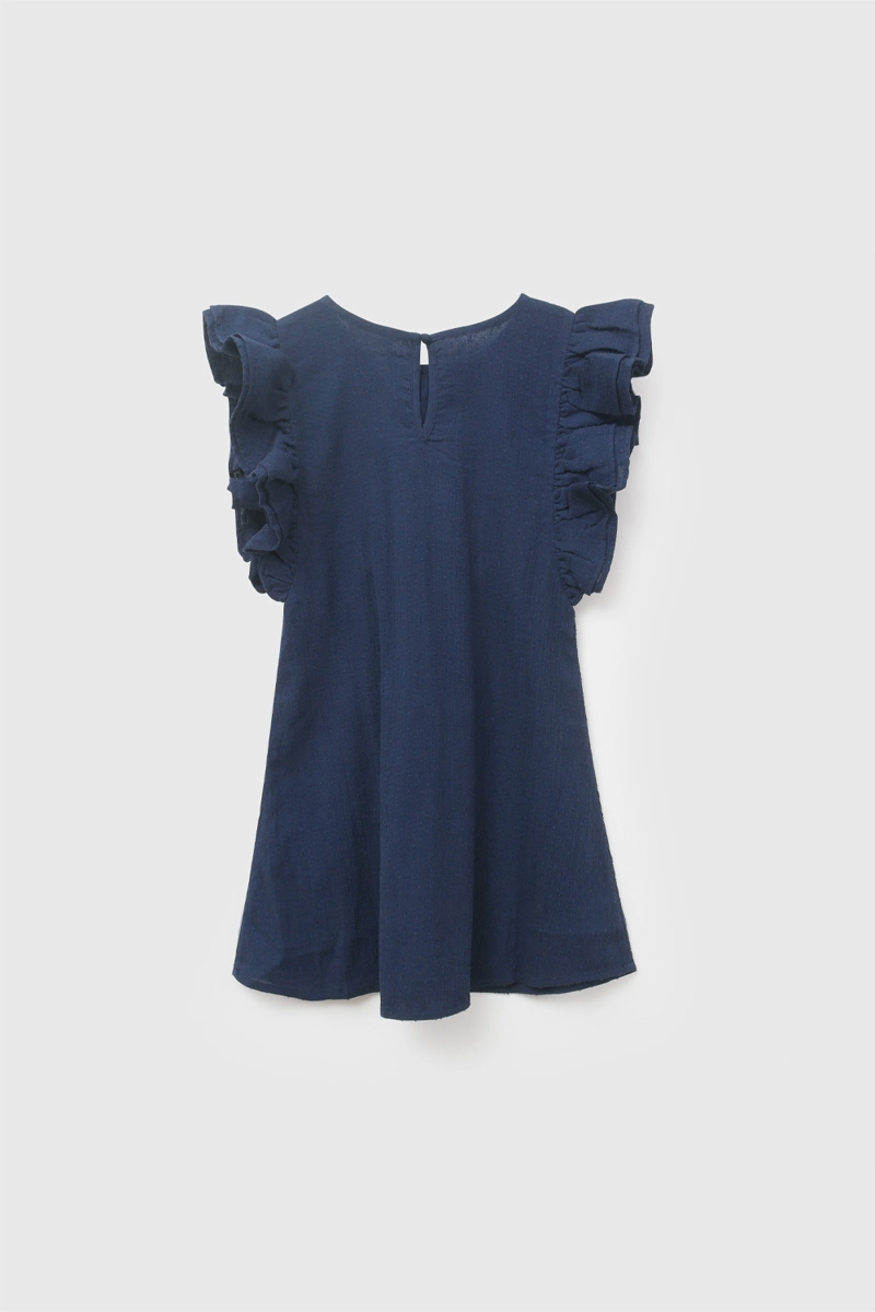 VESTIDO CEREMONY AZUL NIÑA 3-4A A 12-13A COLLOKY - 2
