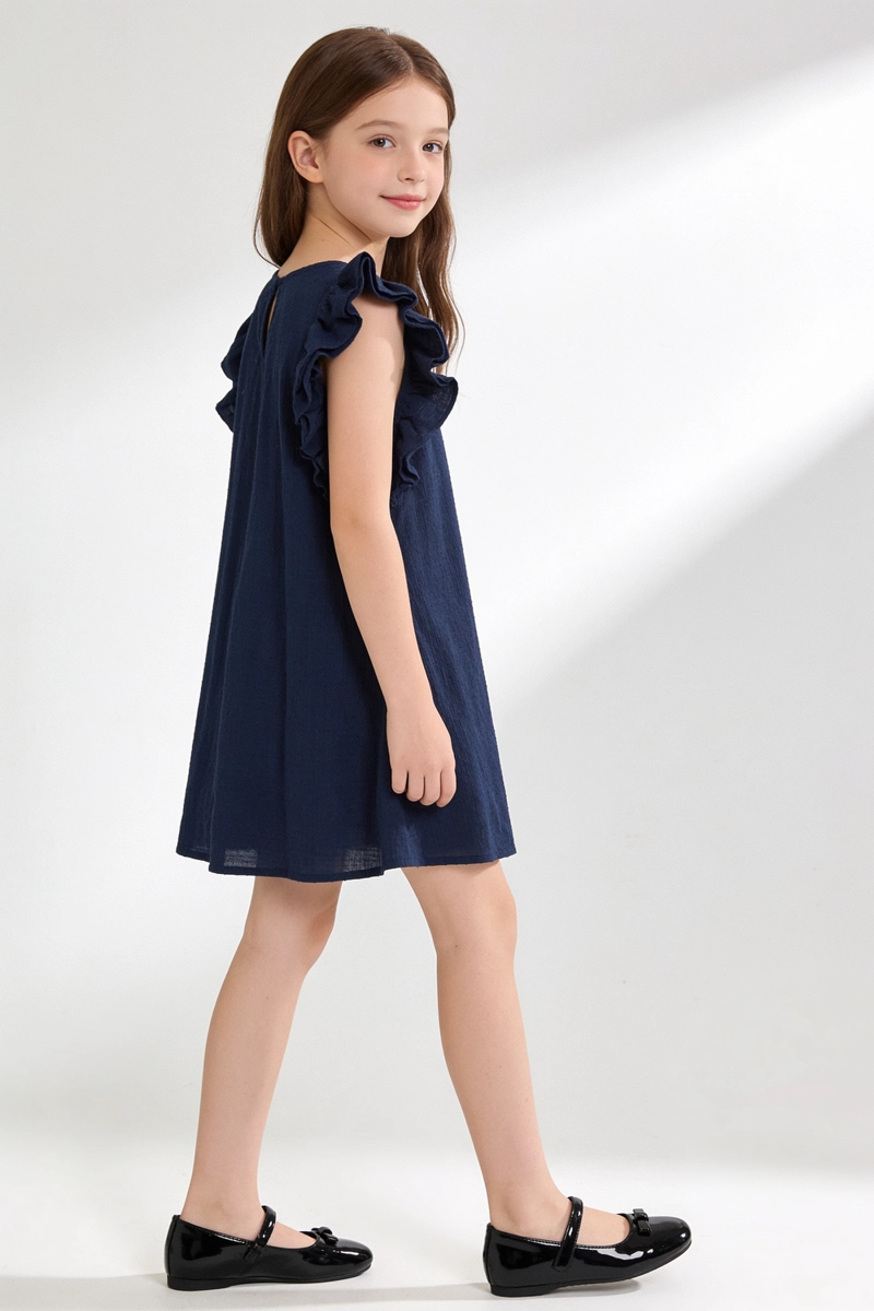 VESTIDO CEREMONY AZUL NIÑA 3-4A A 12-13A COLLOKY - 3