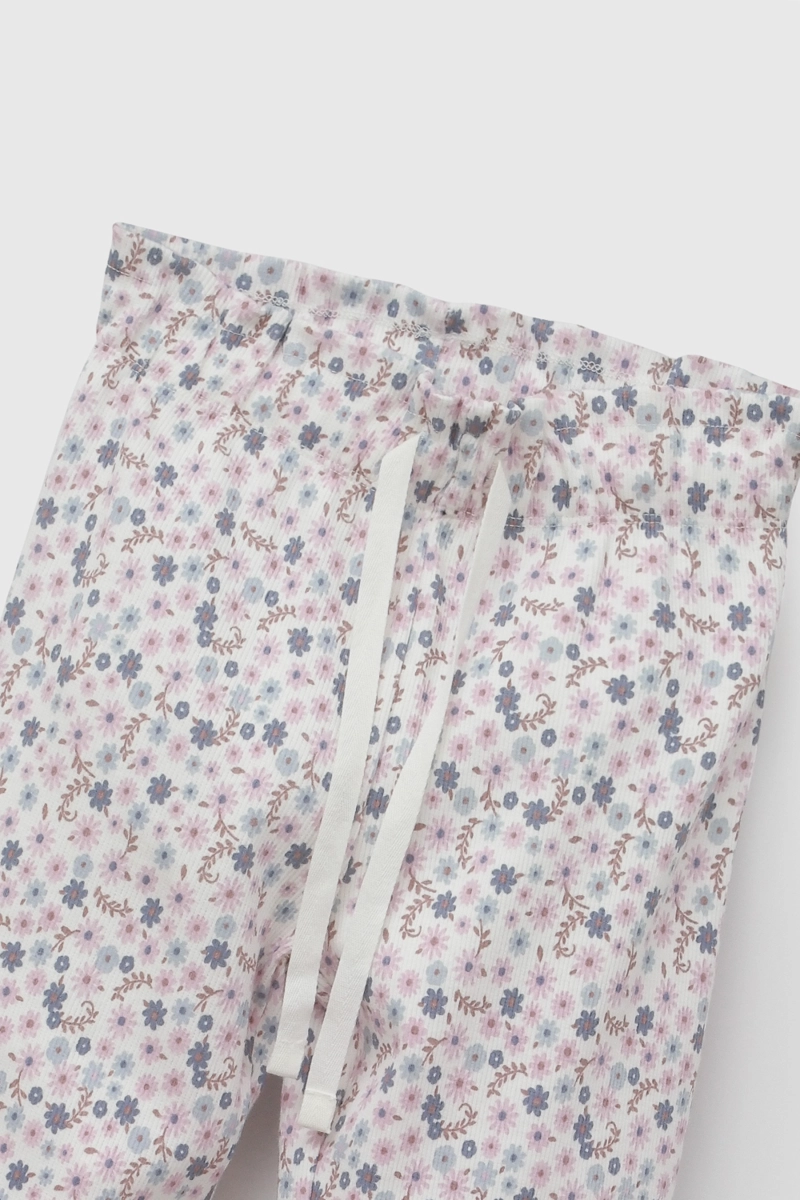 PATA FLORES BEIGE NIÑA 3-4A A 12-13A COLLOKY - 3