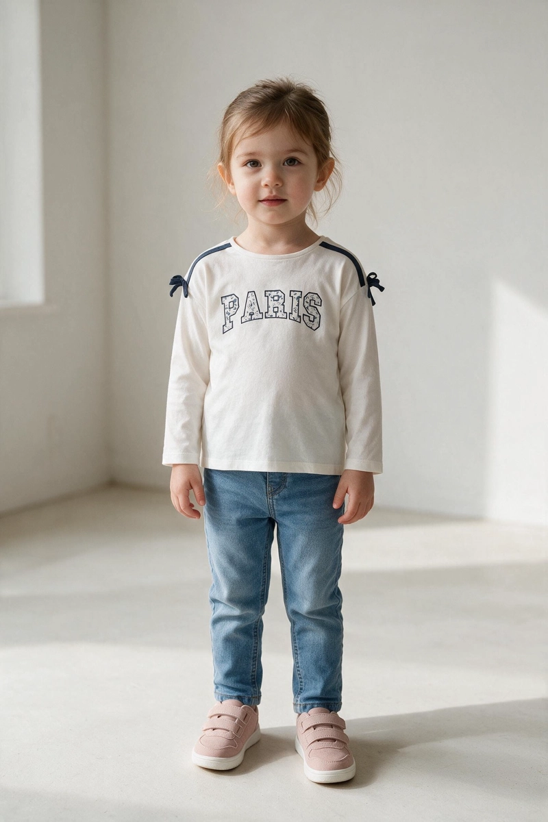 POLERA PARIS BLANCO NIÑA 6-9M A 4-5A COLLOKY - 2