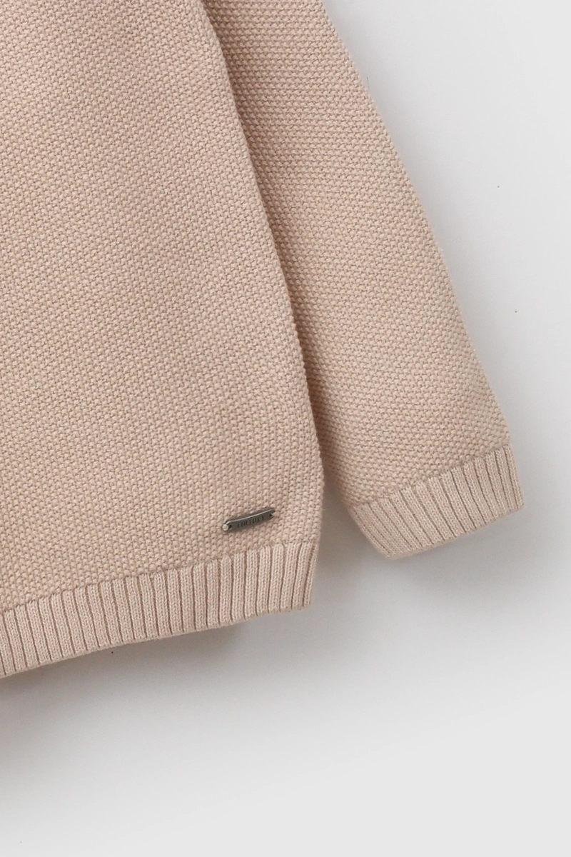 SWEATER TEJIDO BEIGE NIÑO 6-9M A 4-5A COLLOKY - 3