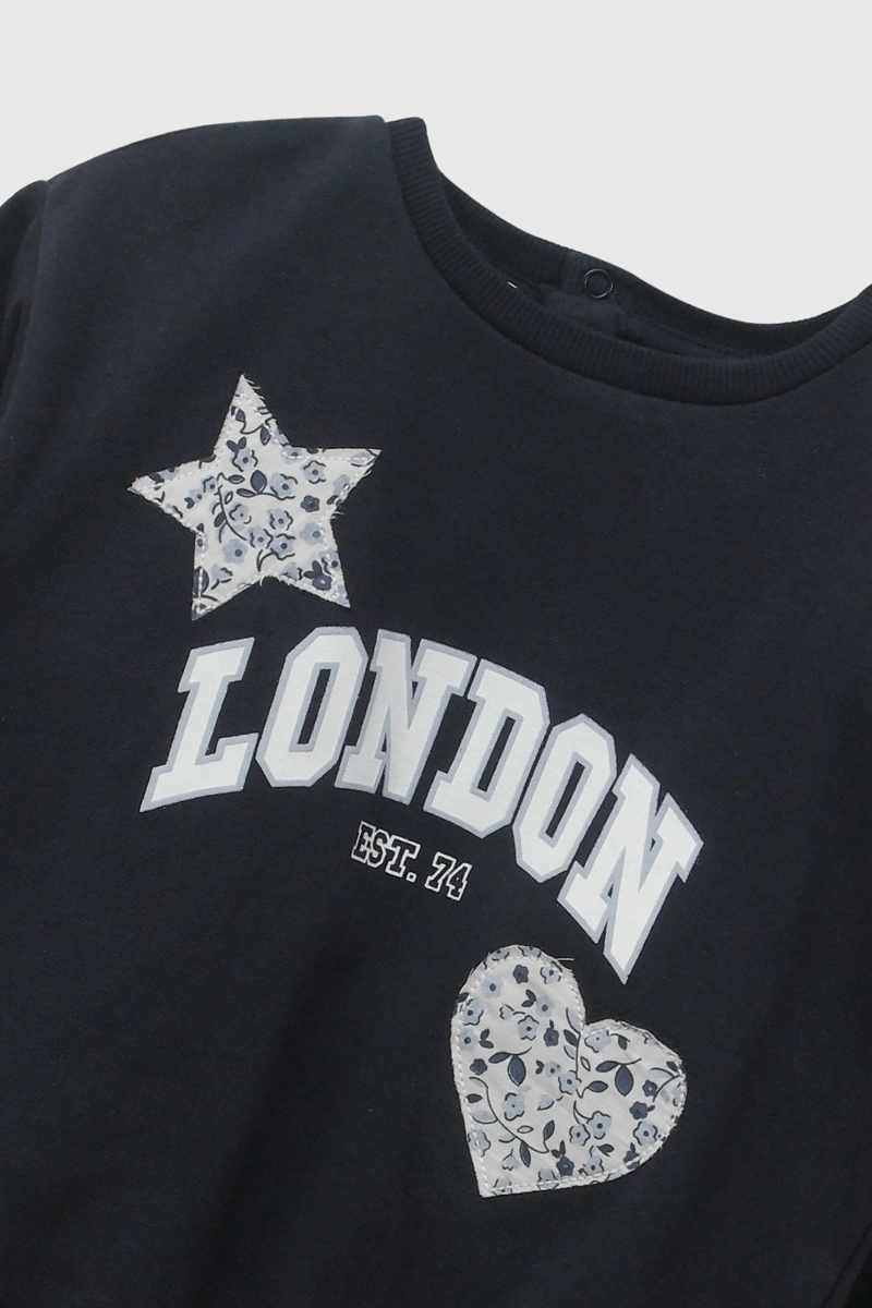 POLERON LONDON AZUL NIÑA 6-9M A 4-5A COLLOKY - 3