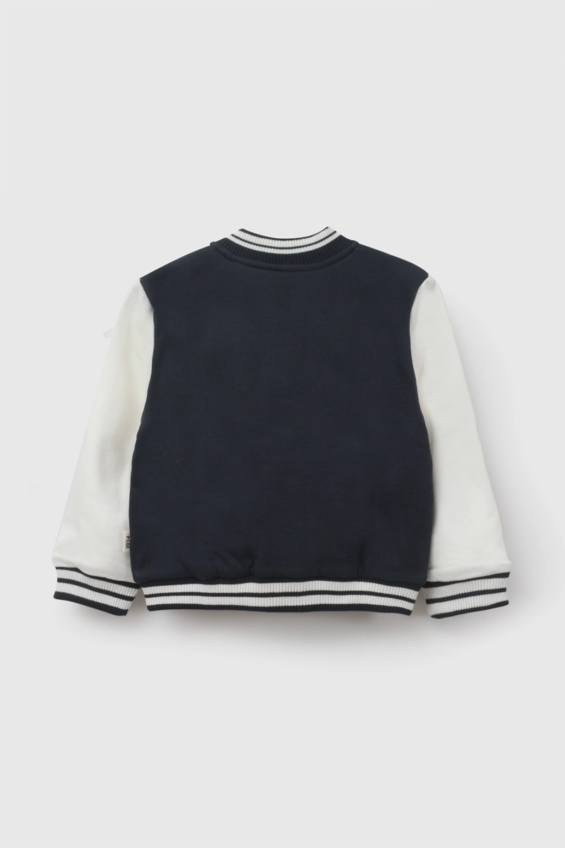 POLERON BOMBER AZUL MARINO NIÑO 6-9M A 4-5A COLLOKY - 3