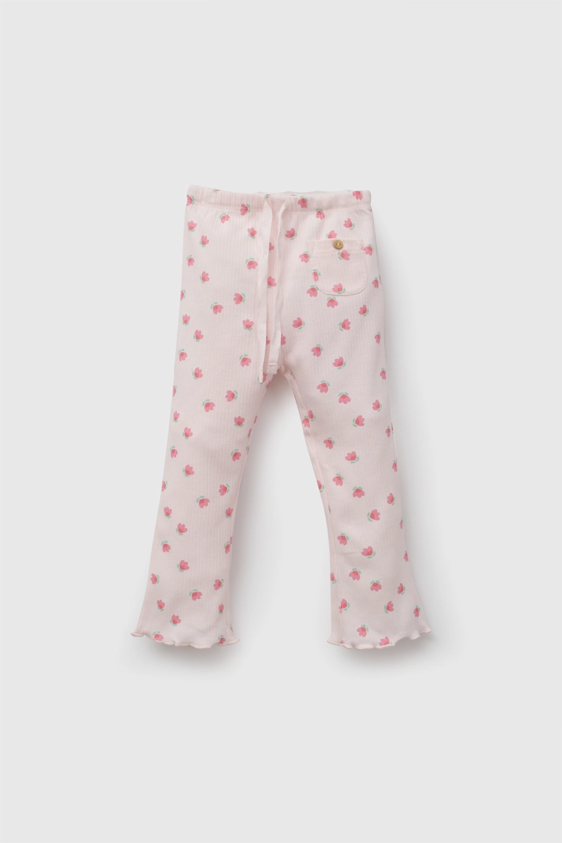 PATA FLORES ROSADO CLARO NIÑA 6-9M A 4-5A COLLOKY - 1