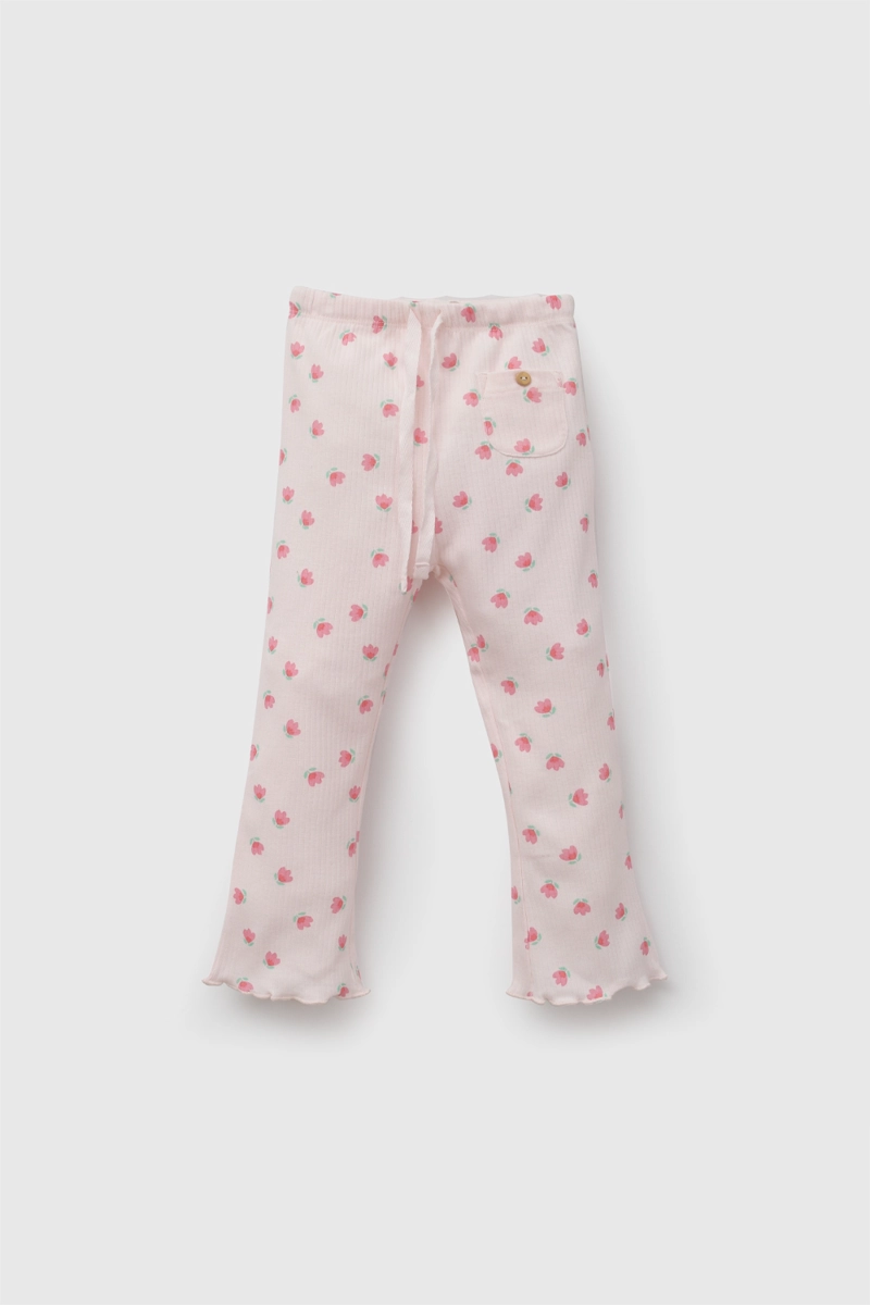 PATA FLORES ROSADO CLARO NIÑA 6-9M A 4-5A COLLOKY - 1