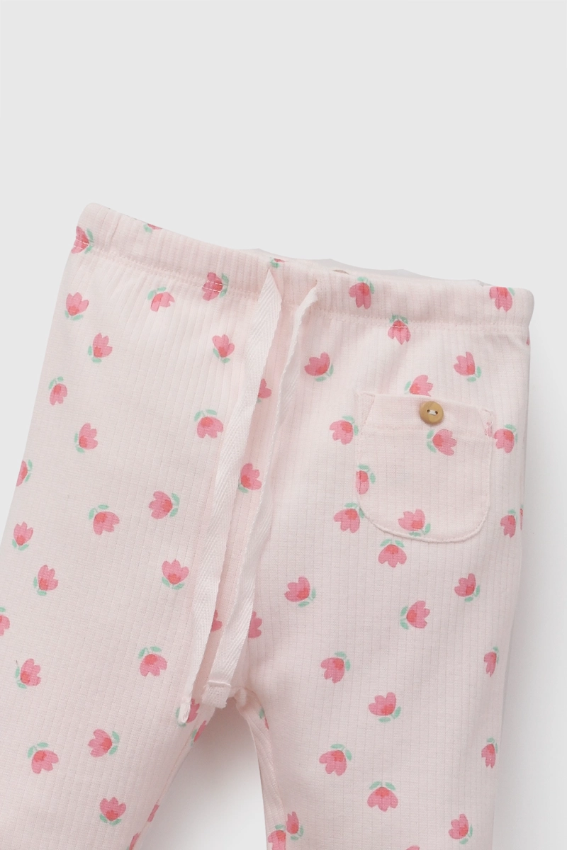 PATA FLORES ROSADO CLARO NIÑA 6-9M A 4-5A COLLOKY - 4