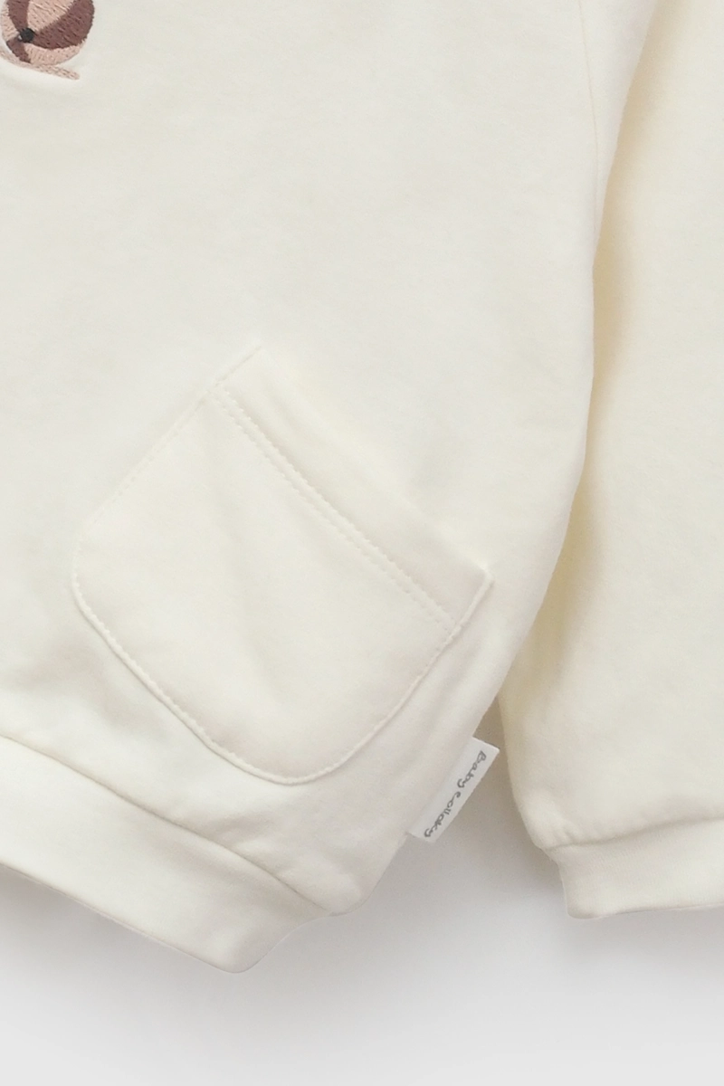 CONJUNTO LEON BORDADO POLYCOTTON BEIGE NIÑO RN A 6-9M COLLOKY - 5