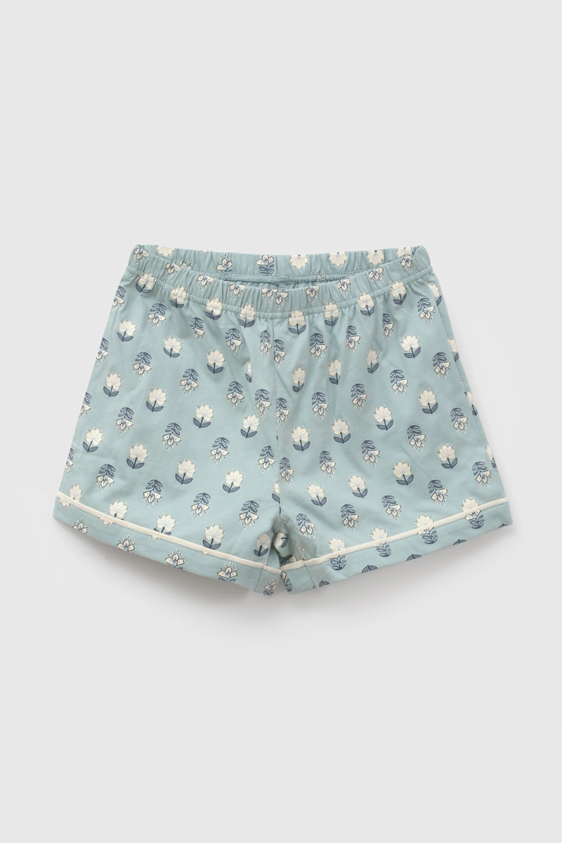 PIJAMA FLORES AZUL NIÑA 2A A 12A COLLOKY - 3