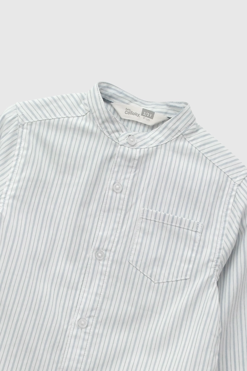 CAMISA OXFORD BLANCO NIÑO 6-9M A 4-5A - 3