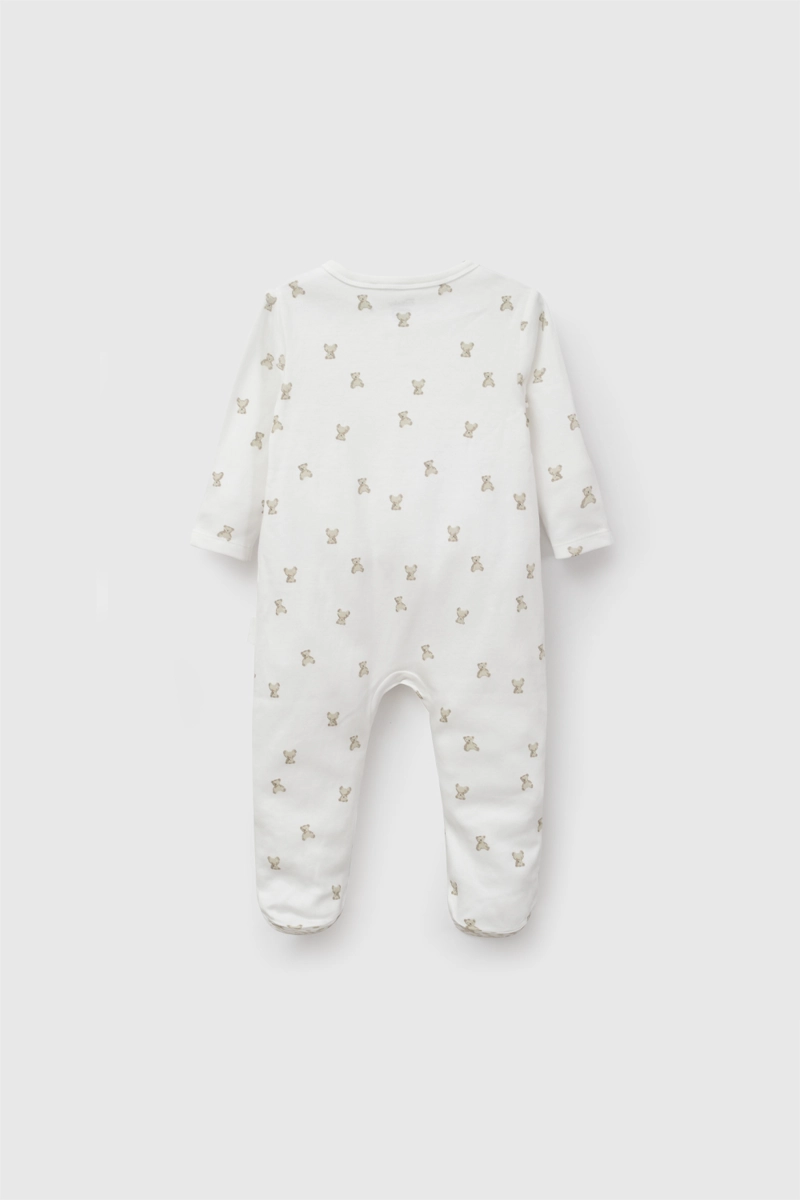 PIJAMA ALGODON BEIGE UNISEX 0/3M A 18/24M COLLOKY - 3