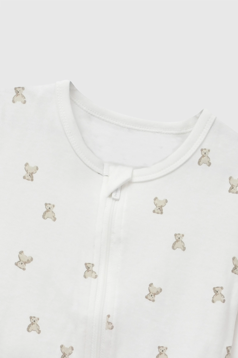 PIJAMA ALGODON BEIGE UNISEX 0/3M A 18/24M COLLOKY - 4