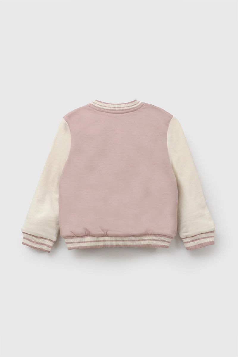 POLERON BOMBER ROSA VIEJO NIÑA 6-9M A 4-5A COLLOKY - 2