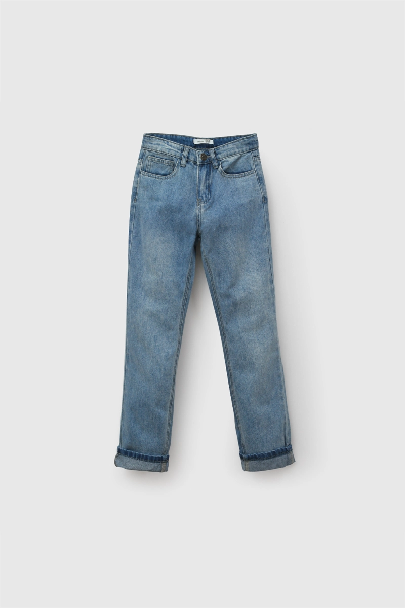 JEANS MEZCLILLA AJUSTABLE NIÑO DENIM 3-4A A 12-13A - 1