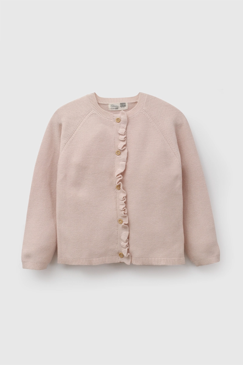 CHALECO BOTONES ROSA VIEJO NIÑA 6-9M A 4-5A COLLOKY - 1