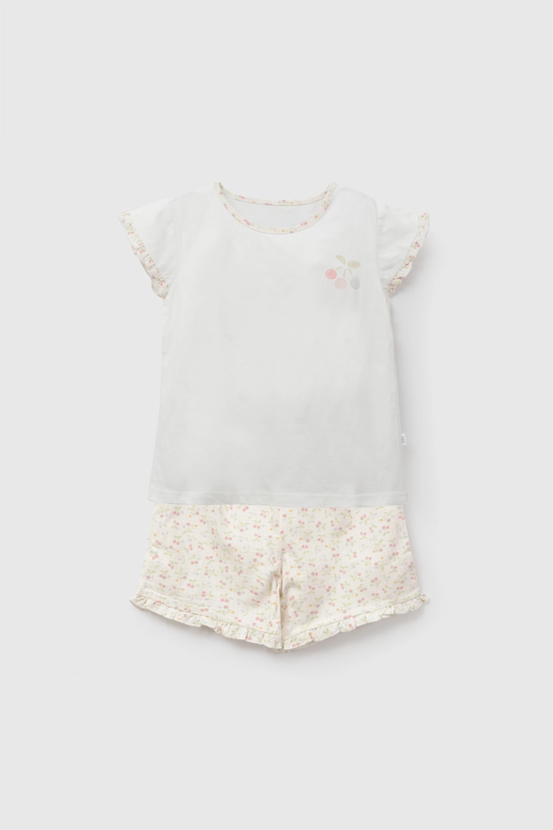PIJAMA VUELOS BEIGE NIÑA 2A A 12A COLLOKY - 1