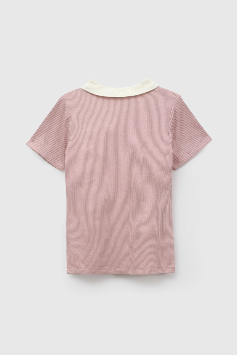 POLERA POLO CREMA NIÑA 3-4A A 12-13A COLLOKY - 2