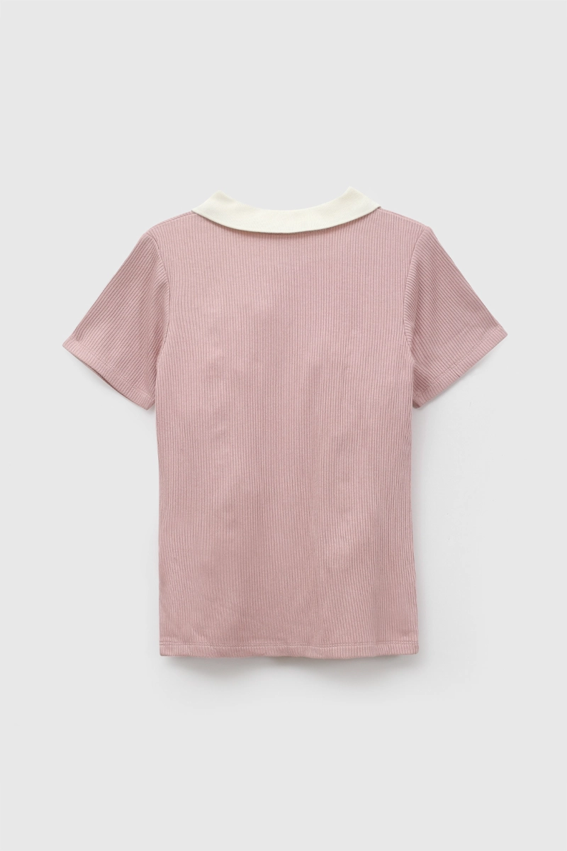 POLERA POLO CREMA NIÑA 3-4A A 12-13A COLLOKY - 3