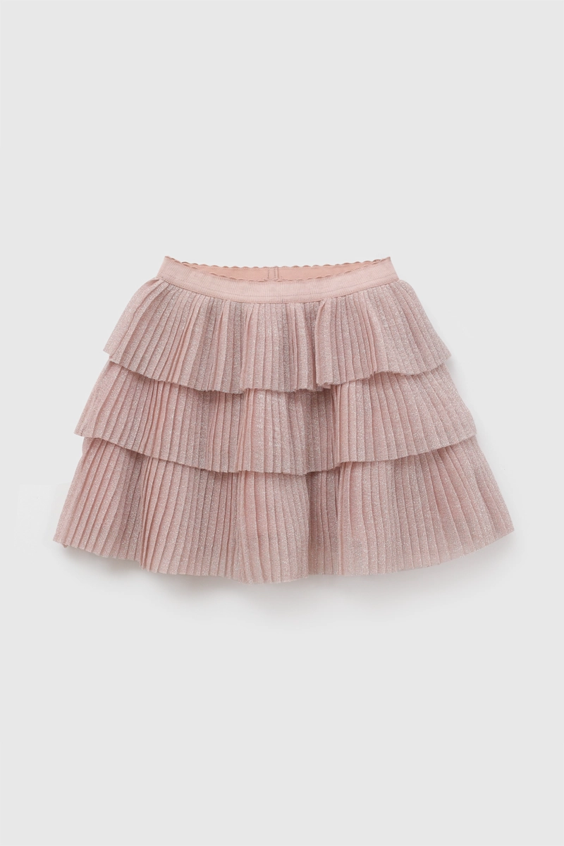 FALDA SHORT VUELOS ROSA VIEJO NIÑA 11/2A-2A A 6-7A COLLOKY - 1