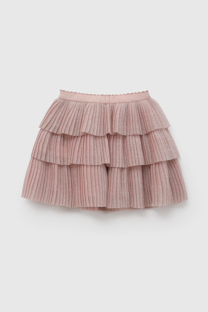 FALDA SHORT VUELOS ROSA VIEJO NIÑA 11/2A-2A A 6-7A COLLOKY - 2