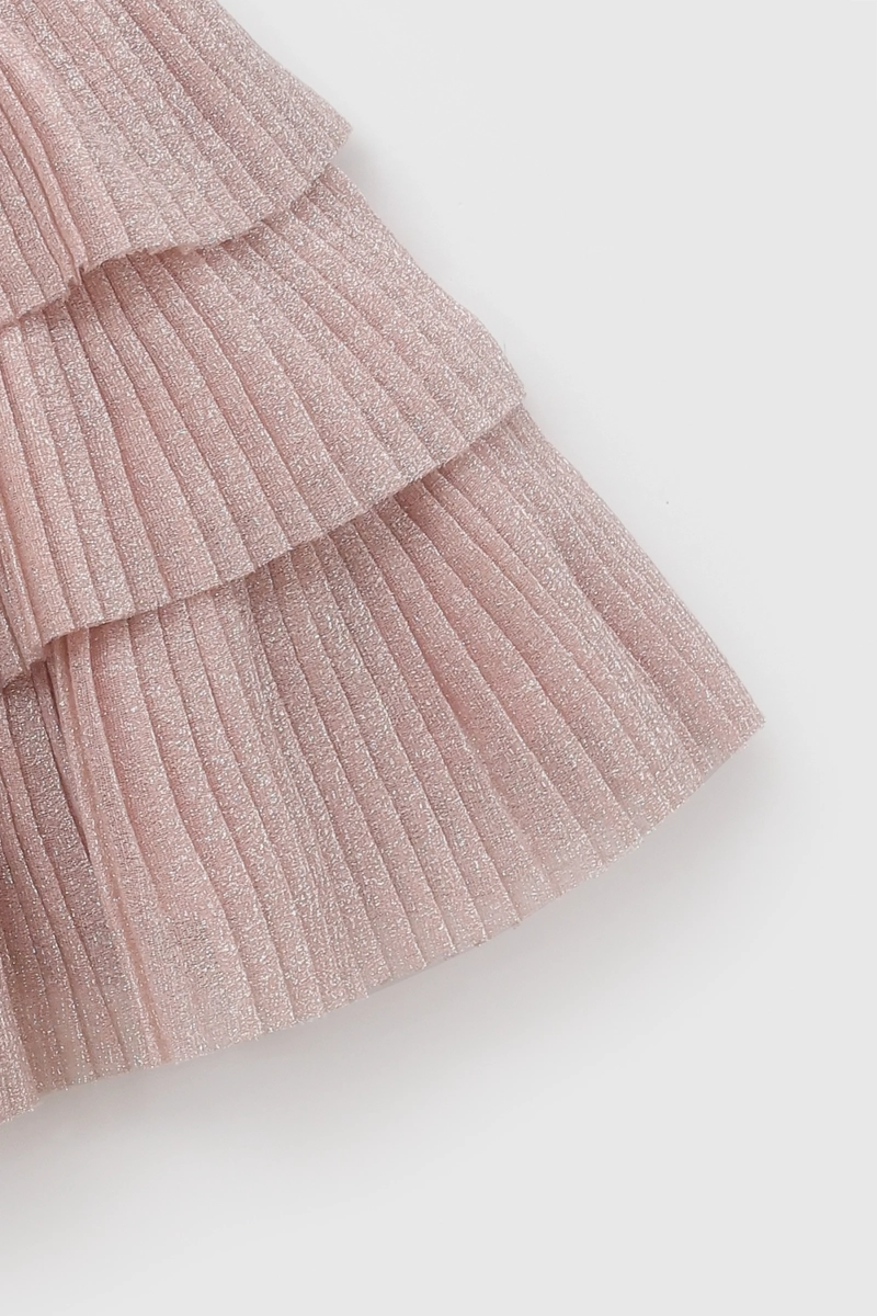 FALDA SHORT VUELOS ROSA VIEJO NIÑA 11/2A-2A A 6-7A COLLOKY - 3