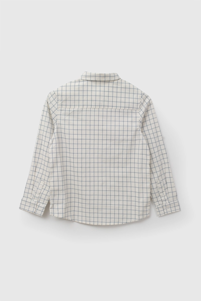 CAMISA POPELINA AZUL NIÑO 3-4A A 12-13A COLLOKY - 2