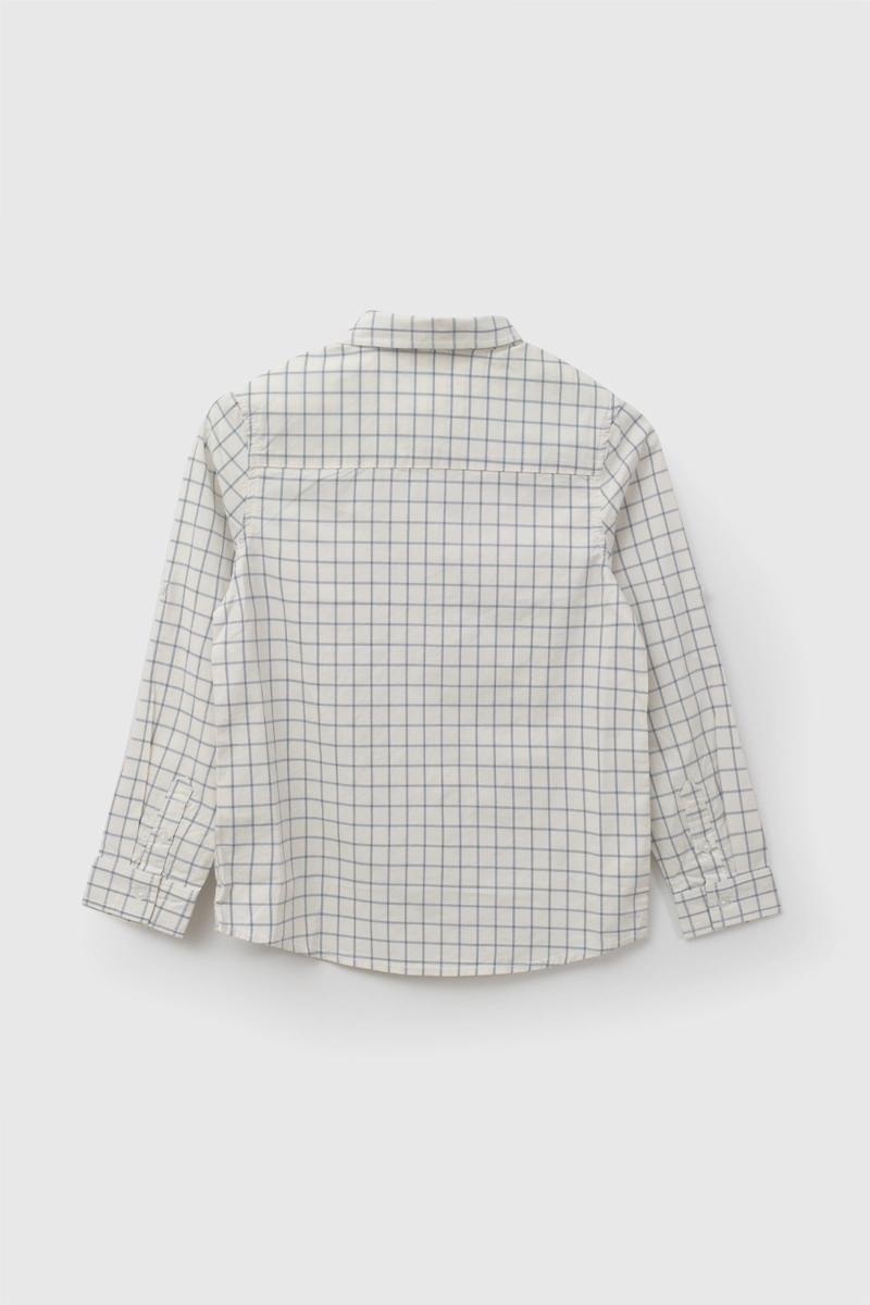 CAMISA POPELINA AZUL NIÑO 3-4A A 12-13A COLLOKY - 3