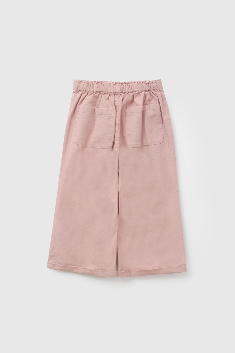 PANTALON ANCHO ROSA VIEJO NIÑA 6-9M A 4-5A COLLOKY - 2