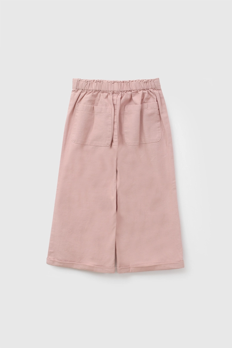 PANTALON ANCHO NIÑA ROSA VIEJO 6-9M A 4-5A - 2